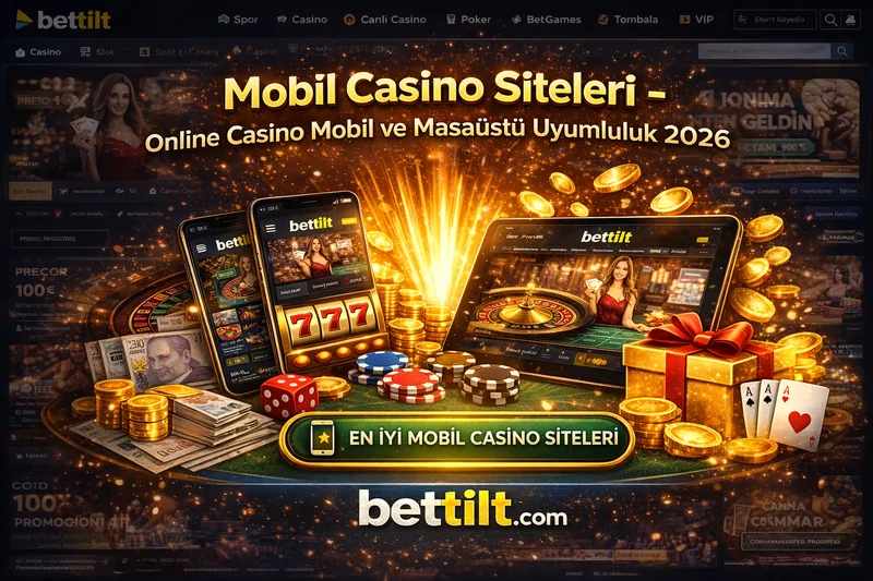 Mobil Casino Siteleri - Online Casino Mobil ve Masaüstü Uyumluluk 2026